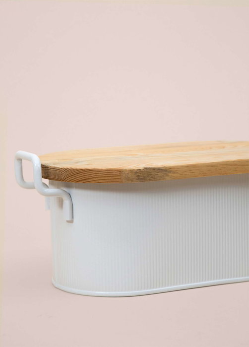 Hermia Panera Blanca de Galvanizado